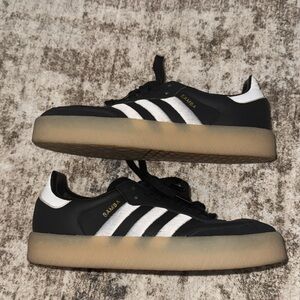 Adidas Samba Sneakers in Black and White